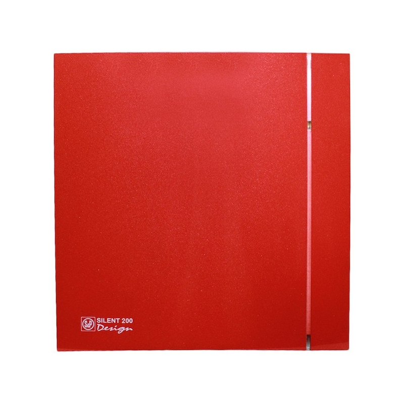 Вытяжной вентилятор Soler&Palau Silent-200 CZ Red Design - 4C