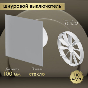 Вытяжной вентилятор Awenta System+ Turbo 100W / KWT100W-PTGG100M-ZZ100