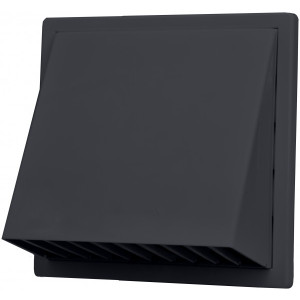 Фасадная решетка airRoxy 02-501GR (d100) черная