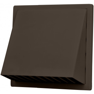 Фасадная решетка airRoxy 02-501BR (d100) коричневая