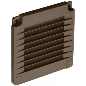 Вентиляционная решетка с заглушками airRoxy 02-321 (20x20) коричневая