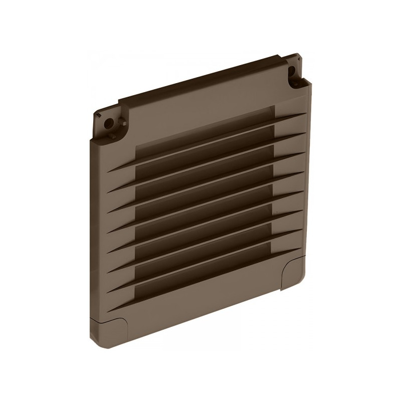 Вентиляционная решетка с заглушками airRoxy 02-324 (25x25) коричневая