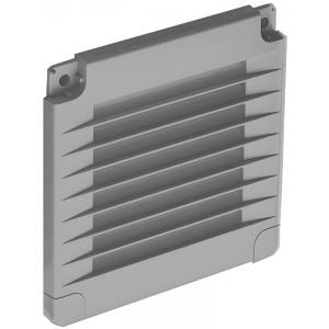 Вентиляционная решетка с заглушками airRoxy 02-335 (35x35) серая