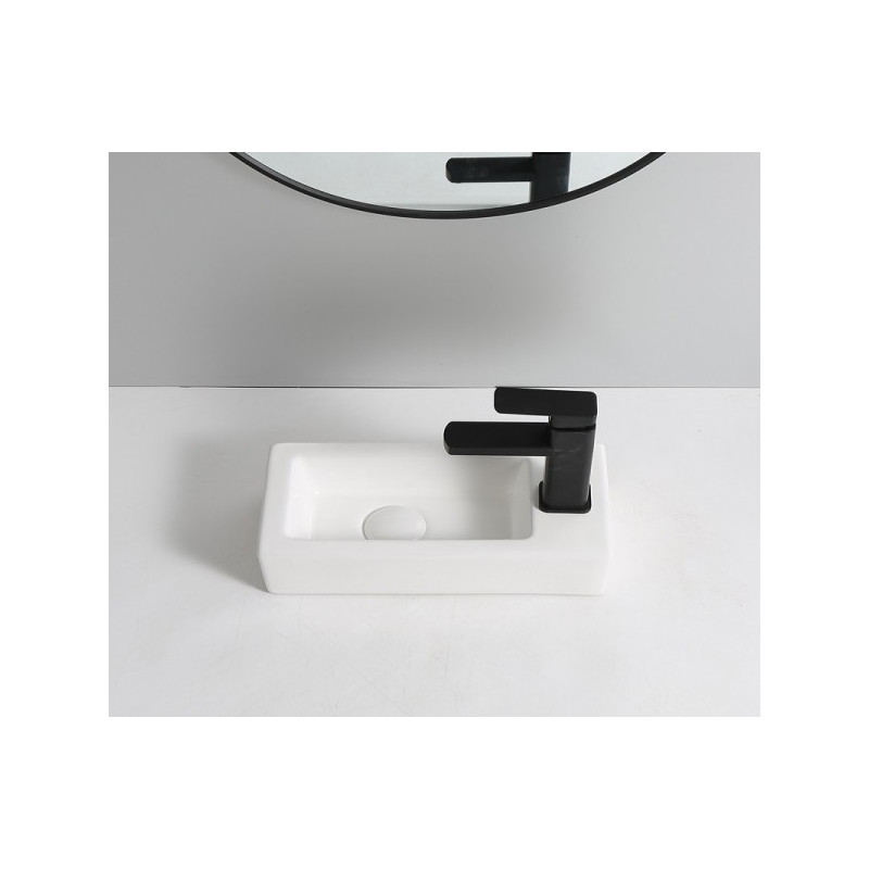 Белый донный клапан для умывальника CeramaLux 9272L