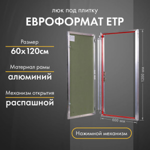 Люк Практика Евроформат ЕТР 60-120