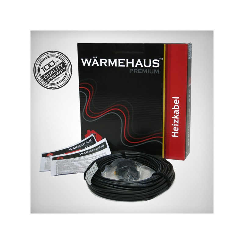 Нагревательный кабель Warmehaus CAB 20W UV Protection 17.2 м 344 Вт