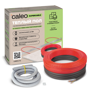 Нагревательный кабель Caleo Supercable 18W-120 16.6 кв.м. 2160 Вт