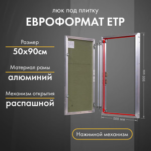 Люк Практика Евроформат ЕТР 50-90
